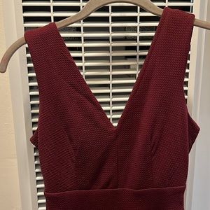 V neck tank peplum dress, size small women’s